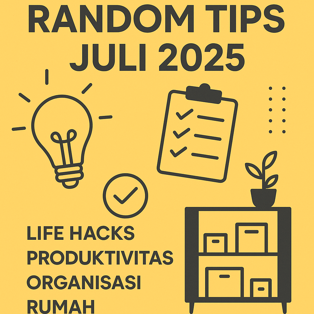 random tips juli 2025 life hacks produktif